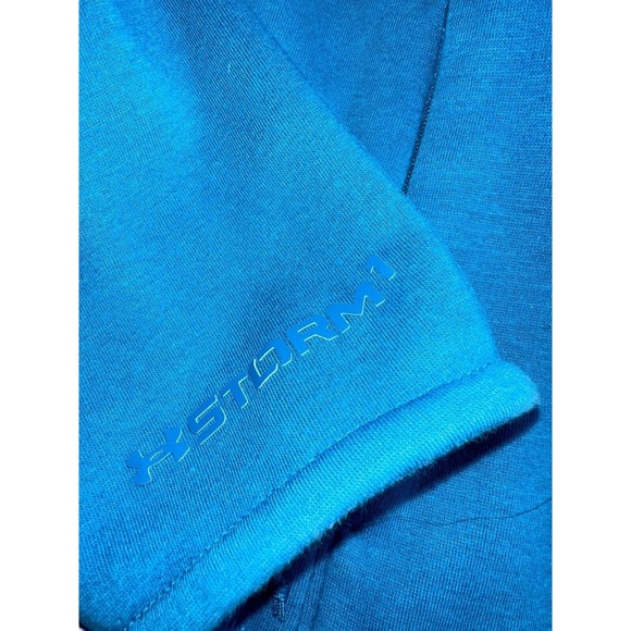 Under Armour Womens Activewear Small Sweatshirt Lot of 2 Full Zip Crewneck Blue - Picture 16 of 16